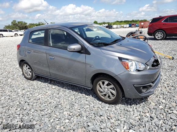 2017 Mitsubishi Mirage SE with VIN ML32A4HJ5HH016298, listed as a Copart auction lot 51375495 with 56,305 mi miles and Salvage Title. Bid and sale history available at carsss.com. Image 4.