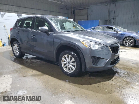 2015 Mazda CX-5 Sport with VIN JM3KE4BY0F0513835, listed as a Copart auction lot 43627295 with 131,258 mi miles and Salvage Title. Bid and sale history available at carsss.com. Image 4.