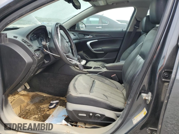 2014 Buick Regal with VIN 2G4GK5EX1E9215732, listed as a Copart auction lot 53346335 with 115,297 mi miles and Salvage title. Bid and sale history available at DreamBid. Image 7.