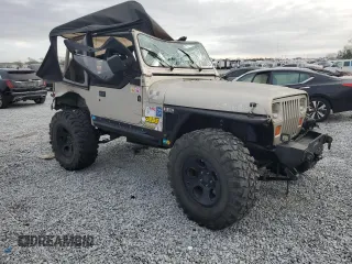1995 Jeep Wrangler S with VIN 1J4FY19P9SP316266, listed as a Copart auction lot 88686725 with 121,561 mi miles and Salvage Title. Bid and sale history available at carsss.com. Image 4.
