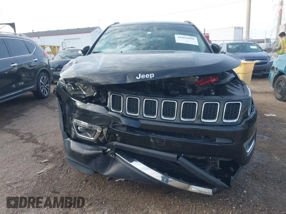 2019 Jeep Compass Limited with VIN 3C4NJDCBXKT812466, listed as a IAAI auction lot 42050090 with 103,282 mi miles and . Bid and sale history available at DreamBid. Image 12.