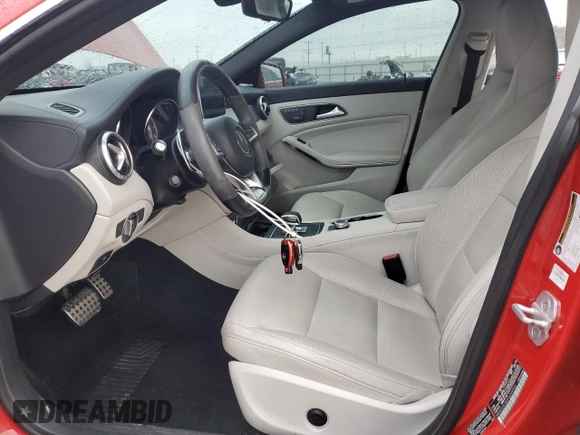 2015 Mercedes-Benz CLA 45 AMG with VIN WDDSJ5CB0FN204556, listed as a Copart auction lot 43118495 with 70,896 mi miles and Salvage Title. Bid and sale history available at DreamBid. Image 7.