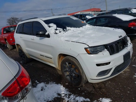 2019 Jeep Grand Cherokee Limited with VIN 1C4RJFBG3KC623311, listed as a IAAI auction lot 41607166 with 121,475 mi miles. Bid and sale history available at carsss.com. Image 1.