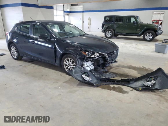 2015 Mazda 3 i Touring with VIN 3MZBM1L79FM209221, listed as a Copart auction lot 53298555 with 96,172 mi miles and Salvage Title. Bid and sale history available at carsss.com. Image 4.