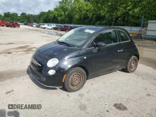 2015 FIAT 500 Pop with VIN 3C3CFFAR2FT750124, listed as a Copart auction lot 65033075 with 88,541 mi miles and Clean title. Bid and sale history available at DreamBid. Image 1.