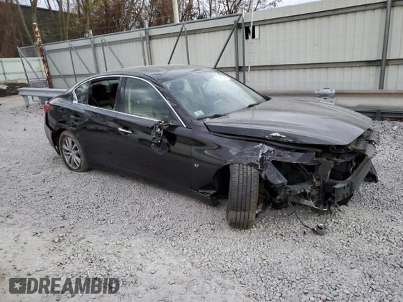 2014 Infiniti Q50 Sport with VIN JN1BV7AR8EM701775, listed as a Copart auction lot 79473244 with 103,785 mi miles and Clean Title. Bid and sale history available at DreamBid. Image 4.