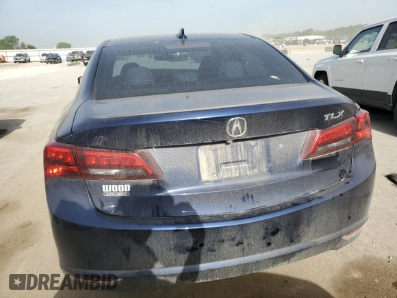 2015 Acura TLX Technology with VIN 19UUB2F5XFA009951, listed as a Copart auction lot 56991775 with Not provided miles and Salvage title. Bid and sale history available at DreamBid. Image 6.