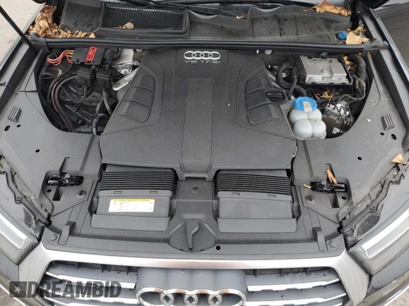 2017 Audi Q7 Premium Plus with VIN WA1LAAF75HD032610, listed as a Copart auction lot 55628665 with 47,523 mi miles and Salvage Title. Bid and sale history available at DreamBid. Image 12.