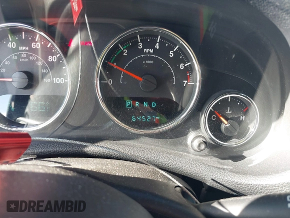 2017 Jeep Wrangler Unlimited Sport with VIN 1C4BJWDG1HL709191, listed as a IAAI auction lot 41360554 with 64,527 mi miles. Bid and sale history available at carsss.com. Image 16.