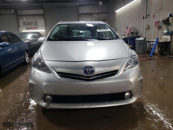 2012 Toyota Prius v Two with VIN JTDZN3EU7C3152186, listed as a Copart auction lot 48234045 with 193,117 mi miles and Salvage Title. Bid and sale history available at carsss.com. Image 5.