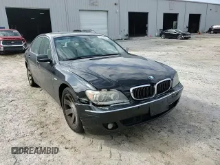 2008 BMW 7 Series 750i with VIN WBAHL83548DT11870, listed as a Copart auction lot 73282444 with Not Provided miles and Salvage Title. Bid and sale history available at DreamBid. Image 11.