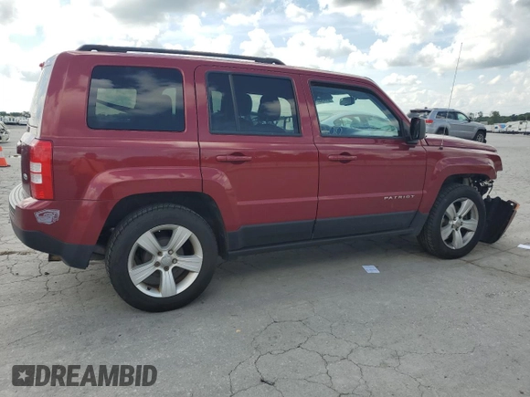 2016 Jeep Patriot Latitude with VIN 1C4NJPFA1GD810655, listed as a Copart auction lot 61093715 with 172,936 mi miles and Salvage title. Bid and sale history available at DreamBid. Image 3.