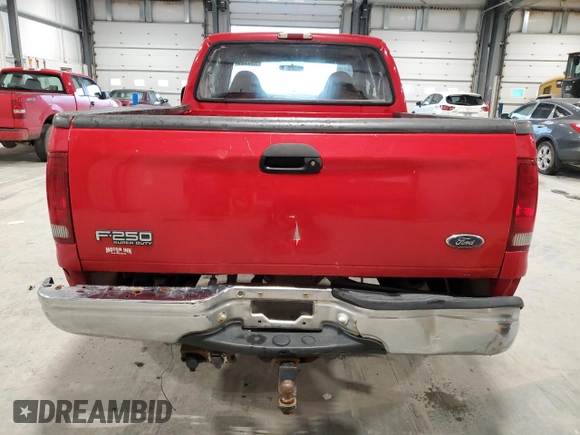2000 Ford F-250 XL z VIN 1FTNX21S5YEC10427, wystawiony jako Copart lot #59093625 z przebiegiem 111 585 mil mil oraz Szkoda całkowita • Salvage title. Historia ofert i sprzedaży dostępna na DreamBid. Obrazek 6.