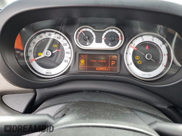 2014 FIAT 500L Lounge with VIN ZFBCFACH6EZ007494, listed as a Copart auction lot 58773595 with 62,893 mi miles and Salvage title. Bid and sale history available at DreamBid. Image 9.