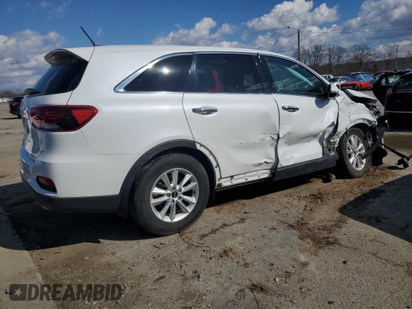 2020 Kia Sorento LX with VIN 5XYPGDA38LG655404, listed as a Copart auction lot 46668395 with 17,004 mi miles and Salvage Title. Bid and sale history available at carsss.com. Image 3.