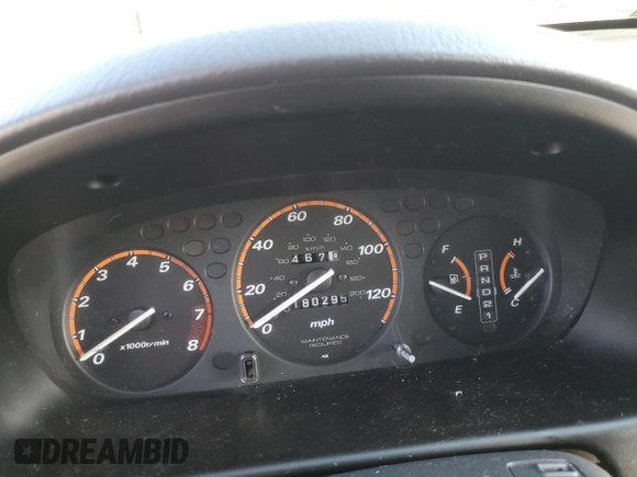 2001 Honda CR-V SE with VIN JHLRD18781C055561, listed as a Copart auction lot 75690554 with 180,295 mi miles and Salvage Title. Bid and sale history available at carsss.com. Image 9.