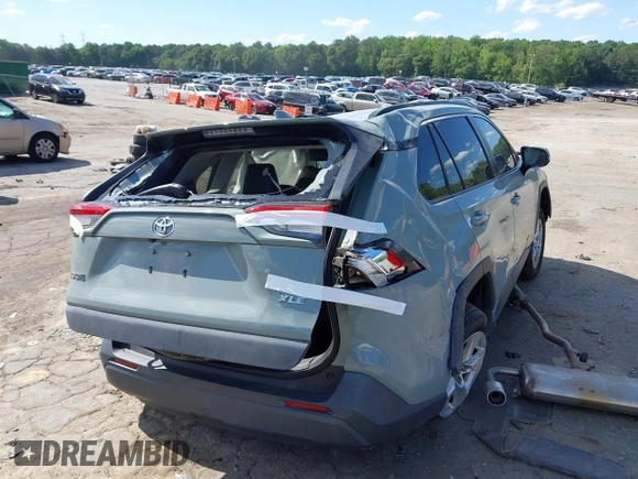 2020 Toyota RAV4 XLE with VIN 2T3W1RFV0LC081789, listed as a IAAI auction lot 42272557 with 91,399 mi miles and . Bid and sale history available at DreamBid. Image 4.