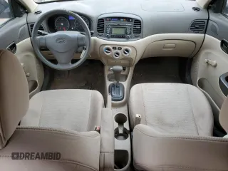 2010 Hyundai Accent GLS with VIN KMHCN4AC6AU526721, listed as a Copart auction lot 44335745 with 134,353 mi miles and Clean Title. Bid and sale history available at carsss.com. Image 8.