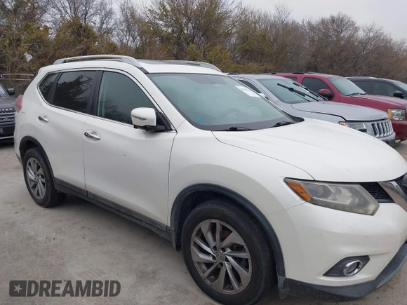 2015 Nissan Rogue SL with VIN 5N1AT2MT6FC761145, listed as a IAAI auction lot 41447918 with 97,021 mi miles. Bid and sale history available at carsss.com. Image 13.
