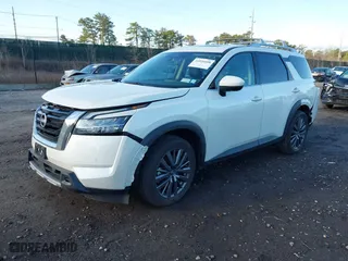 2024 Nissan Pathfinder SL with VIN 5N1DR3CD8RC310010, listed as a IAAI auction lot 41826608 with 6,079 mi miles. Bid and sale history available at carsss.com. Image 21.
