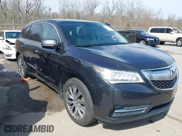 2014 Acura MDX Technology z VIN 5FRYD3H47EB007857, wystawiony jako IAAI lot #41732458 z przebiegiem 173 435 mil mil oraz . Historia ofert i sprzedaży dostępna na DreamBid. Obrazek 1.