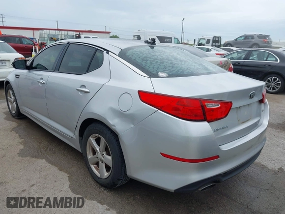 2015 Kia Optima LX with VIN 5XXGM4A72FG360660, listed as a IAAI auction lot 42667514 with 151,317 mi miles and . Bid and sale history available at DreamBid. Image 6.