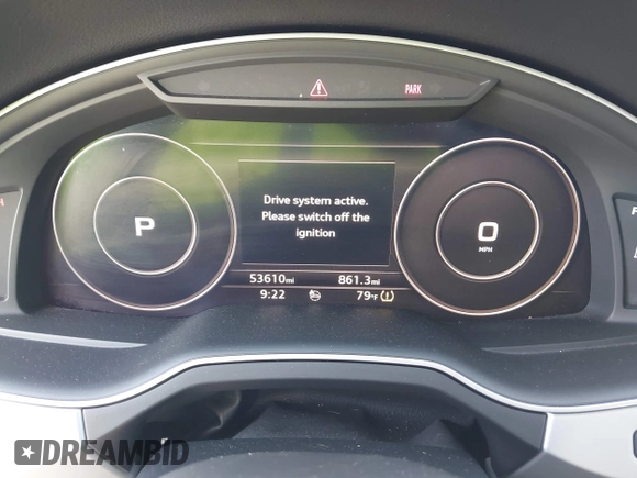 2019 Audi Q7 Premium Plus with VIN WA1LHAF76KD018184, listed as a IAAI auction lot 42056902 with 53,610 mi miles and . Bid and sale history available at DreamBid. Image 15.