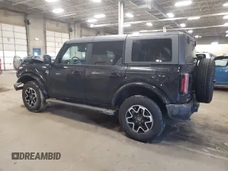 2024 Ford Bronco Outer Banks with VIN 1FMDE8BH7RLA65570, listed as a Copart auction lot 46705165 with 10,206 mi miles and Salvage Title. Bid and sale history available at DreamBid. Image 2.