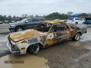 1983 Chevrolet El Camino with VIN 1GCCW80H6DR215660, listed as a Copart auction lot 82537994 with 0 mi miles and Salvage Title. Bid and sale history available at carsss.com. Image 1.