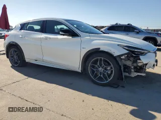 2017 Infiniti QX30 Premium with VIN SJKCH5CPXHA023865, listed as a Copart auction lot 85557224 with 100,128 mi miles and Salvage Title. Bid and sale history available at DreamBid. Image 4.