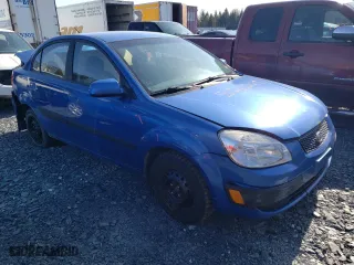 2009 Kia Rio SX with VIN KNADE223796508737, listed as a Copart auction lot 50266225 with 196,590 mi miles and Salvage Title. Bid and sale history available at carsss.com. Image 4.