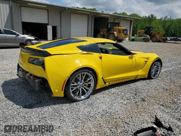 2017 Chevrolet Corvette Z06 1LZ z VIN 1G1YP2D68H5606761, wystawiony jako Copart lot #54241125 z przebiegiem 48 237 mil mil oraz Czysty tytuł • Clean title. Historia ofert i sprzedaży dostępna na DreamBid. Obrazek 3.