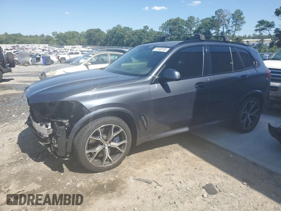 2019 BMW X5 xDrive40i with VIN 5UXCR6C53KLL14710, listed as a Copart auction lot 57408185 with 51,547 mi miles and Salvage title. Bid and sale history available at DreamBid. Image 1.