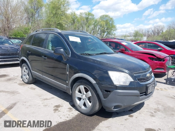 2012 Chevrolet Captiva Sport LS w/2LS with VIN 3GNAL2EK9CS597526, listed as a IAAI auction lot 41936821 with 153,689 mi miles. Bid and sale history available at carsss.com. Image 1.