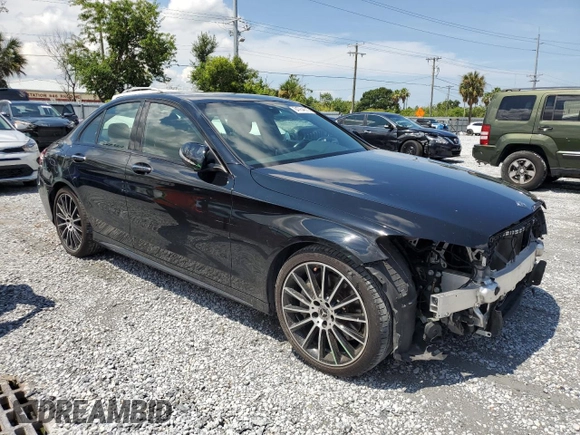 2019 Mercedes-Benz C 300 with VIN 55SWF8DB9KU297937, listed as a Copart auction lot 64764675 with 73,831 mi miles and Salvage title. Bid and sale history available at DreamBid. Image 4.