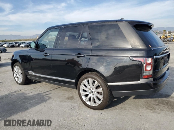 2016 Land Rover Range Rover with VIN SALGR2VF9GA278020, listed as a Copart auction lot 45926365 with 128,180 mi miles and Clean Title. Bid and sale history available at carsss.com. Image 2.