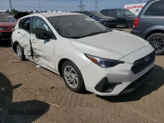 2024 Subaru Impreza with VIN JF1GUABC1R8266051, listed as a Copart auction lot 72386454 with 6,588 mi miles and Salvage Title. Bid and sale history available at carsss.com. Image 4.