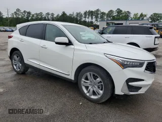 2021 Acura RDX Advance with VIN 5J8TC2H75ML023040, listed as a Copart auction lot 58632875 with 83,942 mi miles and Salvage title. Bid and sale history available at DreamBid. Image 4.