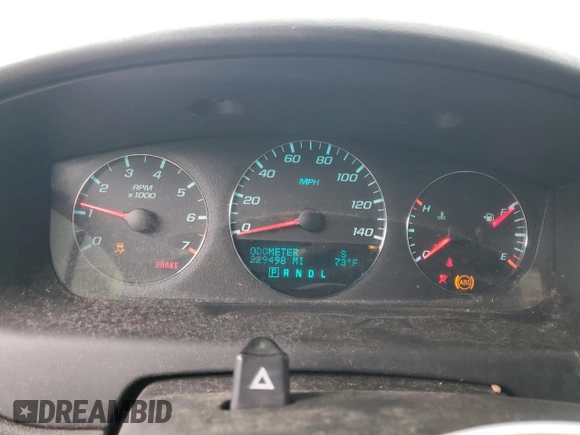 2014 Chevrolet Impala LT with VIN 2G1WB5E39E1151119, listed as a Copart auction lot 60650045 with 229,498 mi miles and Salvage title. Bid and sale history available at DreamBid. Image 9.
