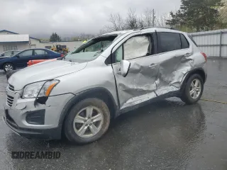 2015 Chevrolet Trax LT with VIN KL7CJRSBXFB097263, listed as a Copart auction lot 52598875 with 0 mi miles and Salvage Title. Bid and sale history available at carsss.com. Image 1.