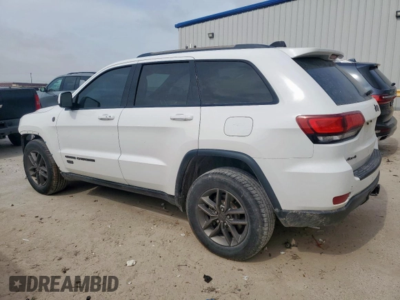 2017 Jeep Grand Cherokee Laredo z VIN 1C4RJFAG9HC620326, wystawiony jako Copart lot #57279455 z przebiegiem 169 750 mil mil oraz Szkoda całkowita • Salvage title. Historia ofert i sprzedaży dostępna na DreamBid. Obrazek 2.
