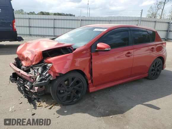 2016 Scion iM z VIN JTNKARJE6GJ521096, wystawiony jako Copart lot #51592185 z przebiegiem 105 865 mil mil oraz Szkoda całkowita • Salvage title. Historia ofert i sprzedaży dostępna na DreamBid. Obrazek 1.