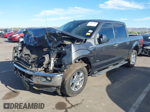 2016 Ford F-150 XLT with VIN 1FTEW1EP5GFB22117, listed as a IAAI auction lot 42050596 with 182,535 mi miles. Bid and sale history available at carsss.com. Image 2.