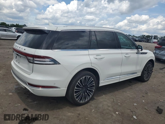 2020 Lincoln Aviator Black Label with VIN 5LM5J9XC7LGL01022, listed as a Copart auction lot 61236505 with 80,510 mi miles and Salvage title. Bid and sale history available at DreamBid. Image 3.