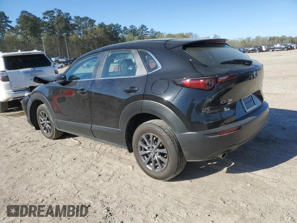 2024 Mazda CX-30 S with VIN 3MVDMBAM5RM688864, listed as a Copart auction lot 49920665 with 25,838 mi miles and Salvage Title. Bid and sale history available at DreamBid. Image 2.