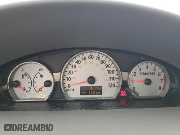2007 Saturn ION ION 3 z VIN 1G8AL55F07Z175905, wystawiony jako Copart lot #57176495 z przebiegiem 76 794 mil mil oraz Czysty tytuł • Clean title. Historia ofert i sprzedaży dostępna na DreamBid. Obrazek 9.