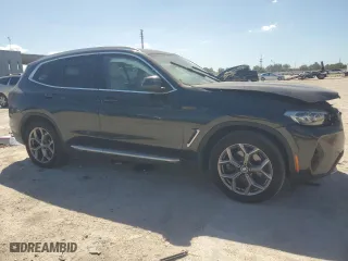2022 BMW X3 sDrive30i with VIN WBX47DP06NN176980, listed as a Copart auction lot 49896875 with 0 mi miles and Non Repairable. Bid and sale history available at carsss.com. Image 4.