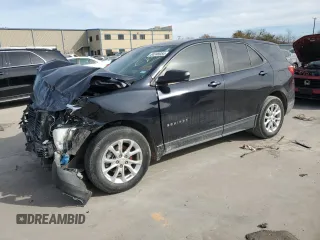 2020 Chevrolet Equinox LS z VIN 2GNAXFEV1L6198632, wystawiony jako Copart lot #84748054 z przebiegiem 112 050 mil mil oraz Szkoda całkowita • Salvage title. Historia ofert i sprzedaży dostępna na DreamBid. Obrazek 1.