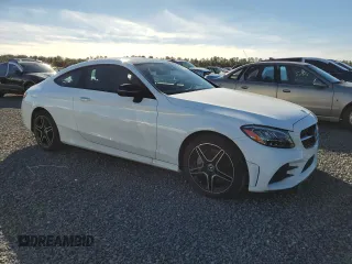 2023 Mercedes-Benz C 300 with VIN W1KWJ8EBXPG122548, listed as a Copart auction lot 80816274 with 10,142 mi miles and Salvage Title. Bid and sale history available at DreamBid. Image 4.