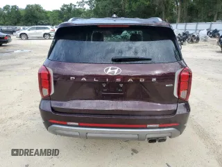 2024 Hyundai Palisade Limited z VIN KM8R5DGEXRU720618, wystawiony jako Copart lot #59579425 z przebiegiem 44 072 mil mil oraz Czysty tytuł • Clean title. Historia ofert i sprzedaży dostępna na DreamBid. Obrazek 6.